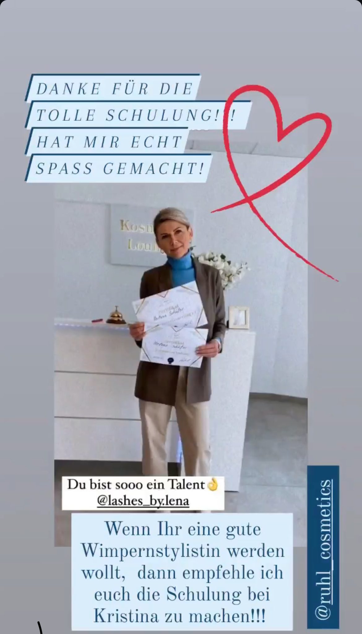 Erfahrungen Wimpernschulung bei Ruhl Akademie