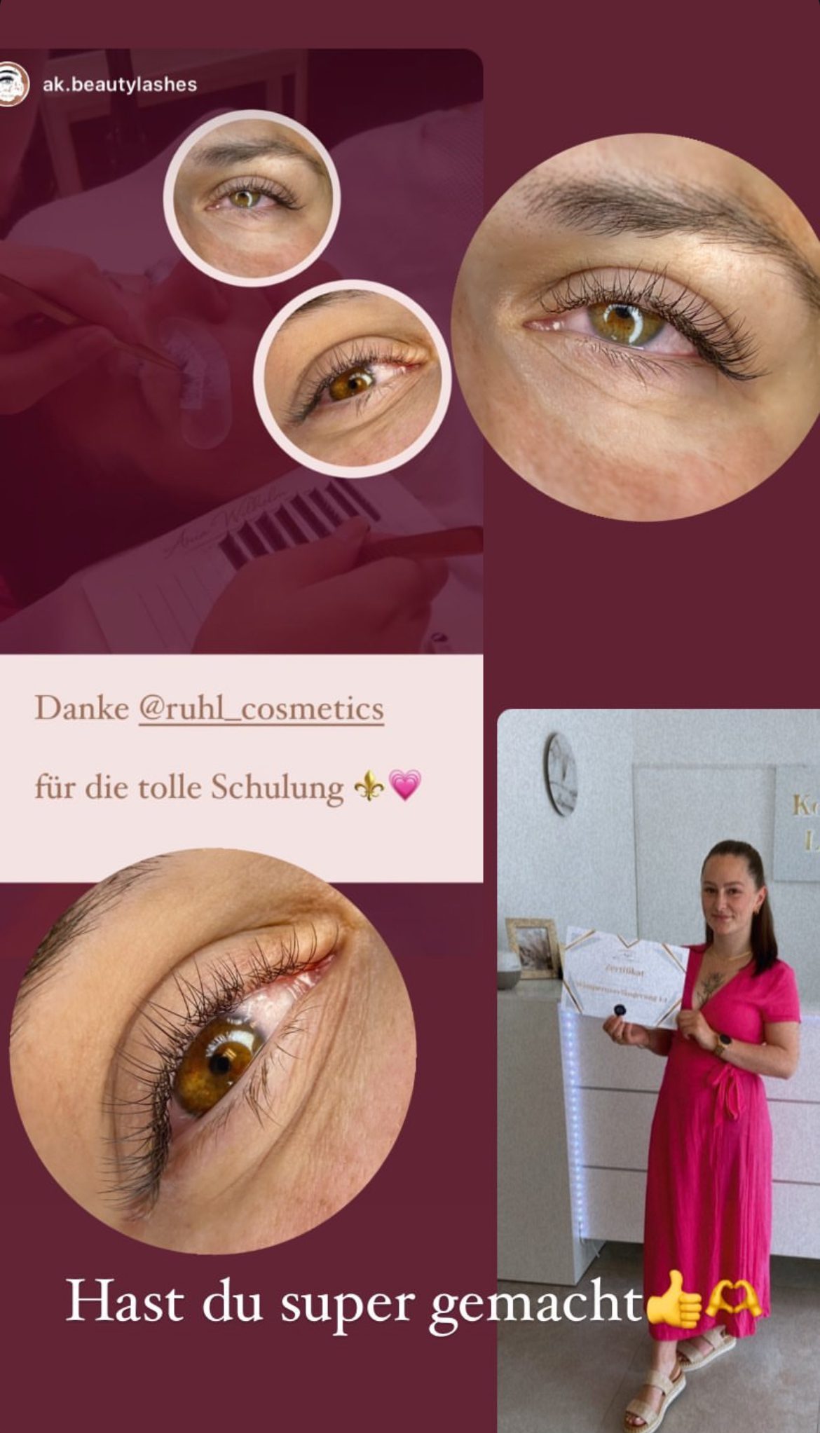 Erfahrungen Wimpernschulung bei Ruhl Akademie